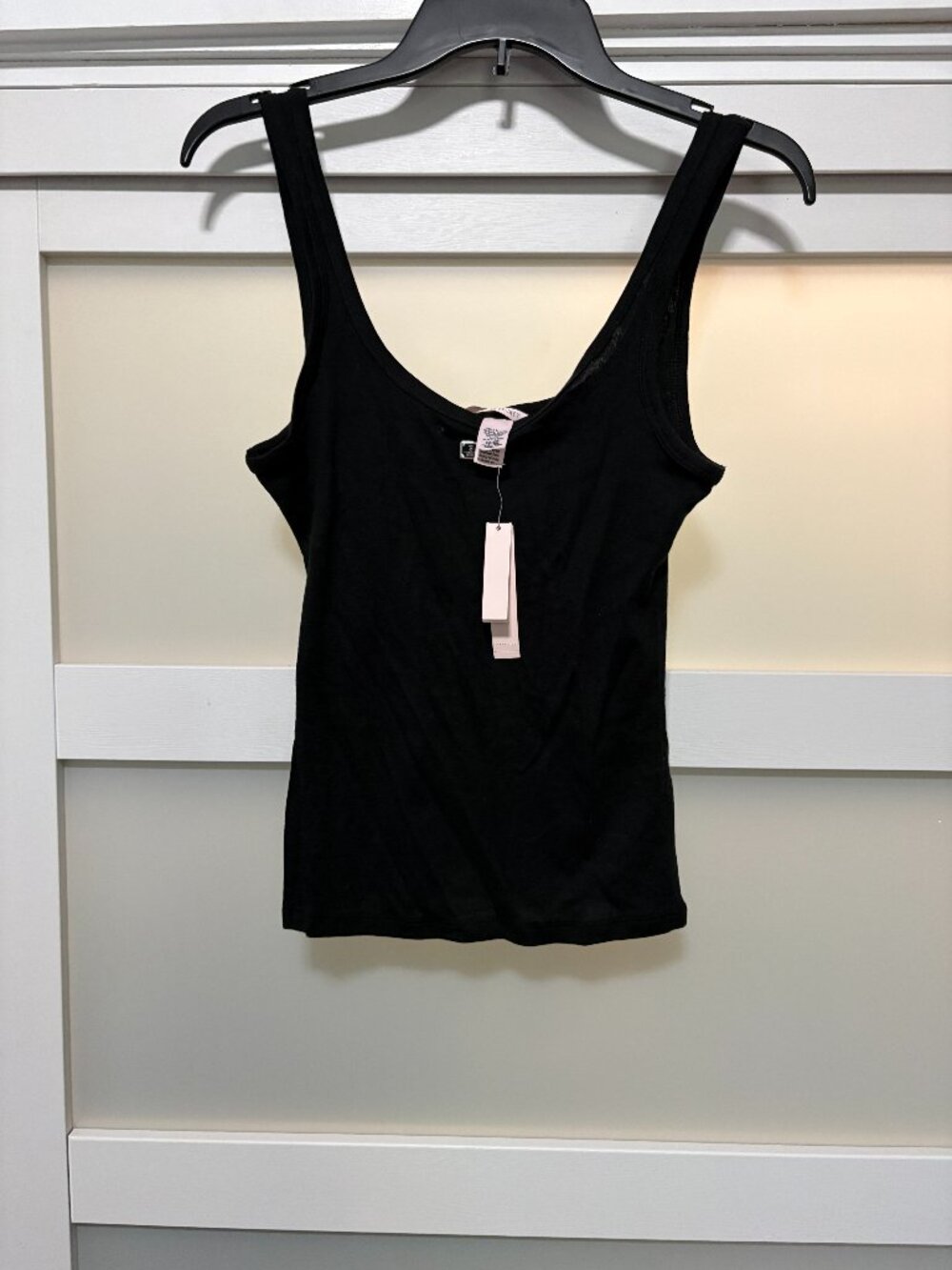 Victoria's Secret Ladies Black Tank Top sz Small S NEW